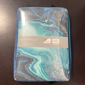 MacBook Air 13” shell and blue soft case